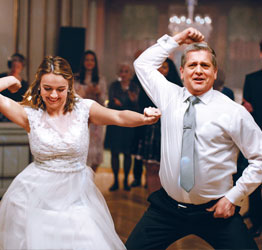 father and daughter dancing at wedding